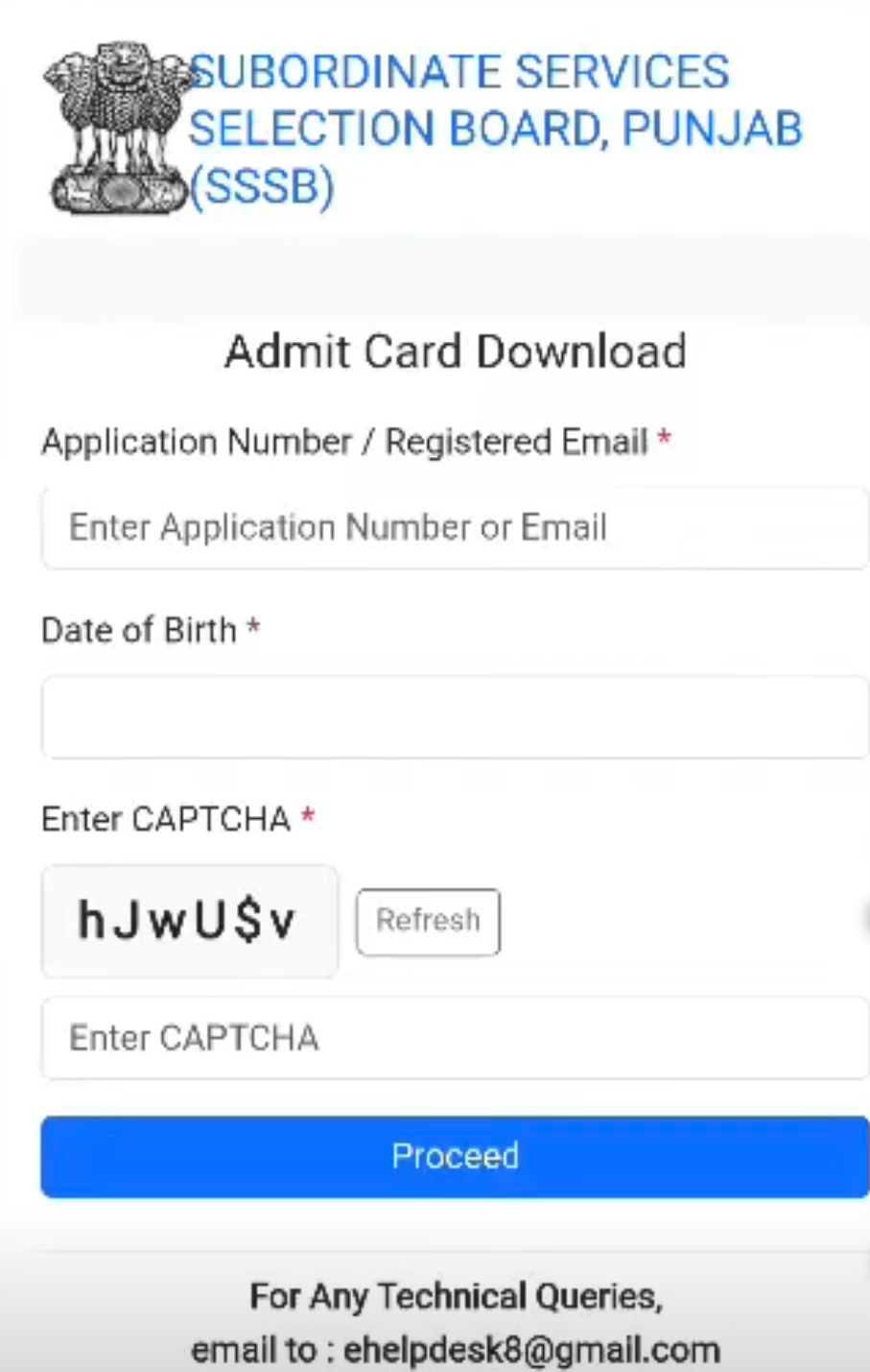 PSSSB Excise Inspector Admit Card 2026 Out